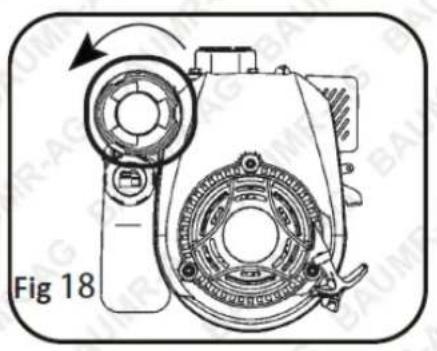 Baumr-AG 740SX - NOTE: Do not use pressurized air or solvents to clean the filter. Pressurized air can damage the filter, and solvents will dissolve the filter. - 1