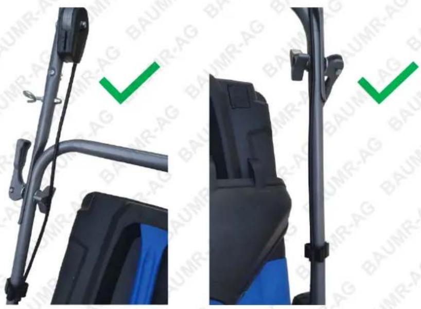 Baumr-AG 740SX - Routing the Throttle and Choke Lever Cables - 1
