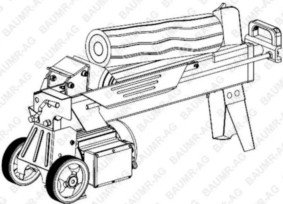 Baumr-AG Hercules HPS2600E - Freeing a Jammed Log - 1