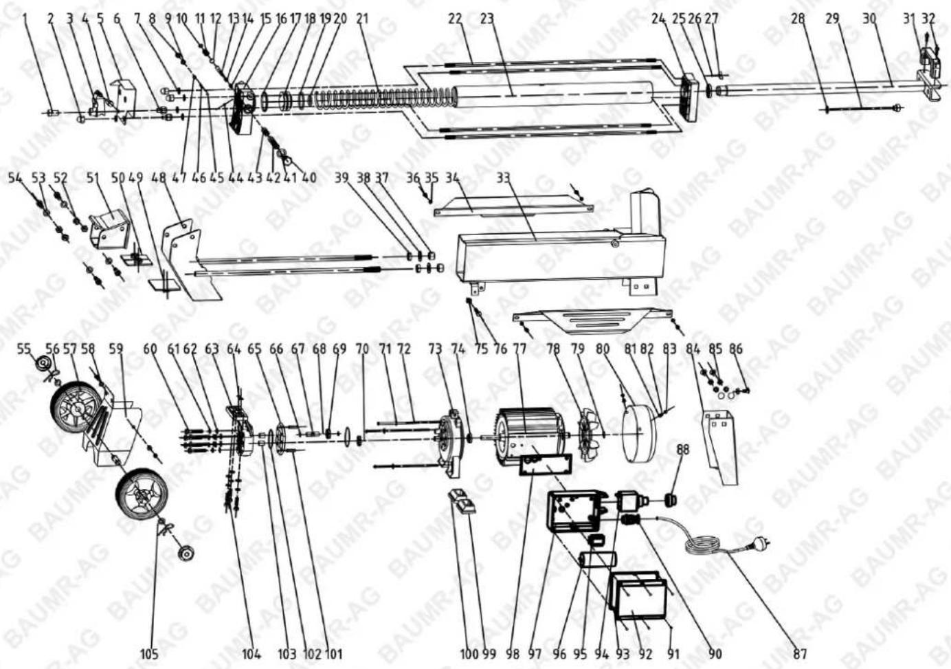 Baumr-AG Hercules HPS2600E - Parts Identification - 2
