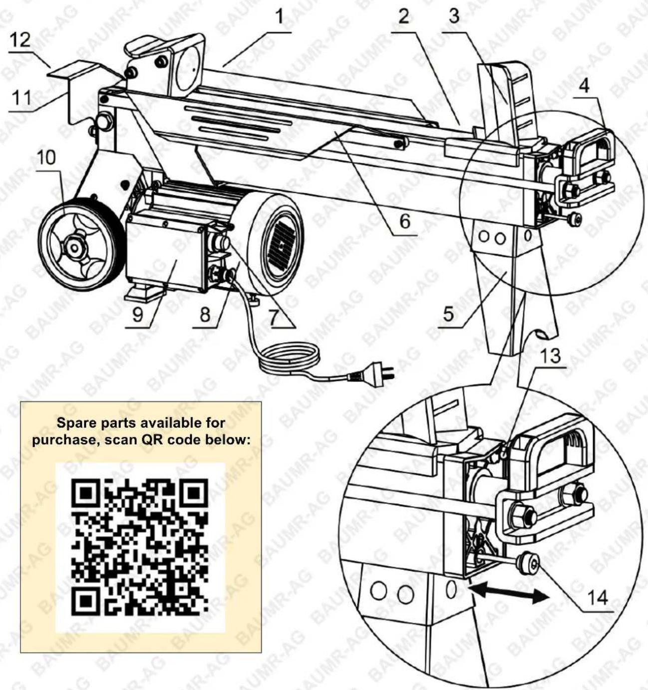 Baumr-AG Hercules HPS2600E - Parts Identification - 1