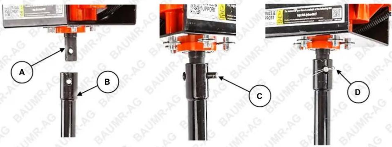 Baumr-AG BPX-700 - Attaching the Auger - 2
