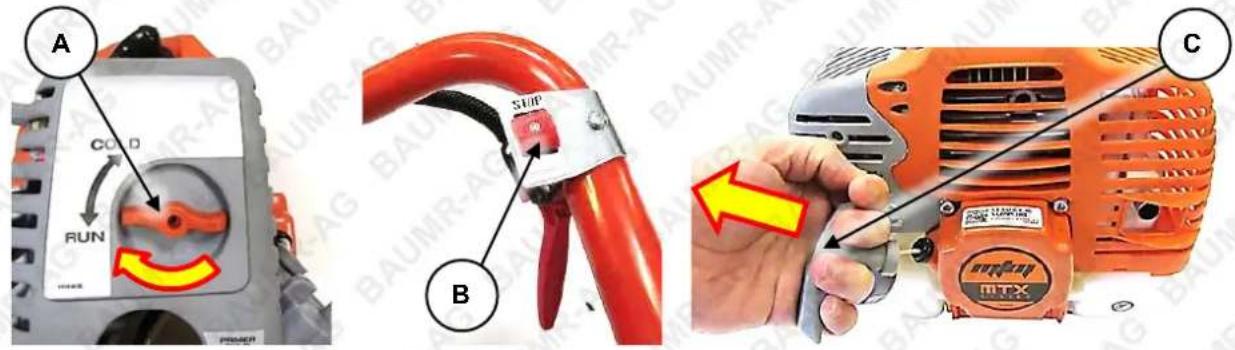 Baumr-AG BPX-700 - Starting the Engine - 1