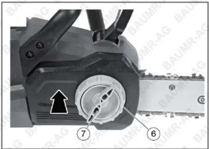 Baumr-AG SW5 - Assembling the Saw Rail and Saw Chain - 3