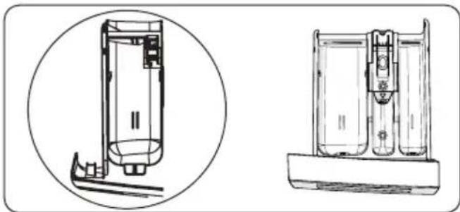 Kernau KFWM 7511 R - Main wash detergent compartment: - 1