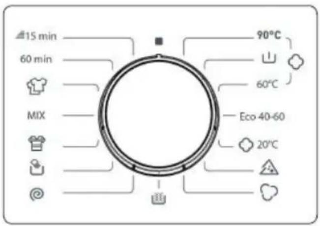 ECG EWF 1053 MD - Mosópor rekesz az előmosáshoz - 2