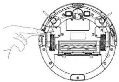 BLAUPUNKT Bluebot XPro - MANUTENÇÃO | PINOS DA ESTAÇÃO DE CARREGAMENTO | SENSOR DE VISTA DESCENDENTE | RODA MOTRIZ E RODA UNIVERSAL - 2