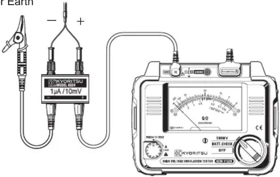 Kyoritsu KEW 1012 - 10-2 How to use the adaptor for recorder - 1