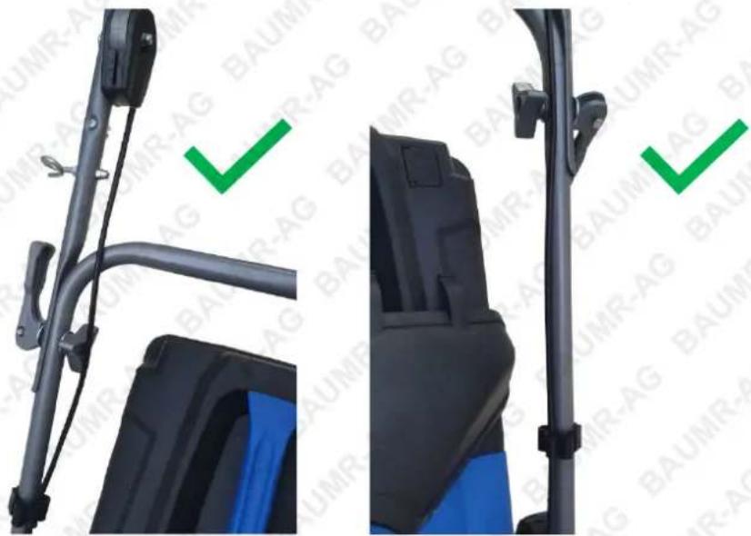 Baumr-AG 840SX - Routing the Throttle and Choke Lever Cables - 1