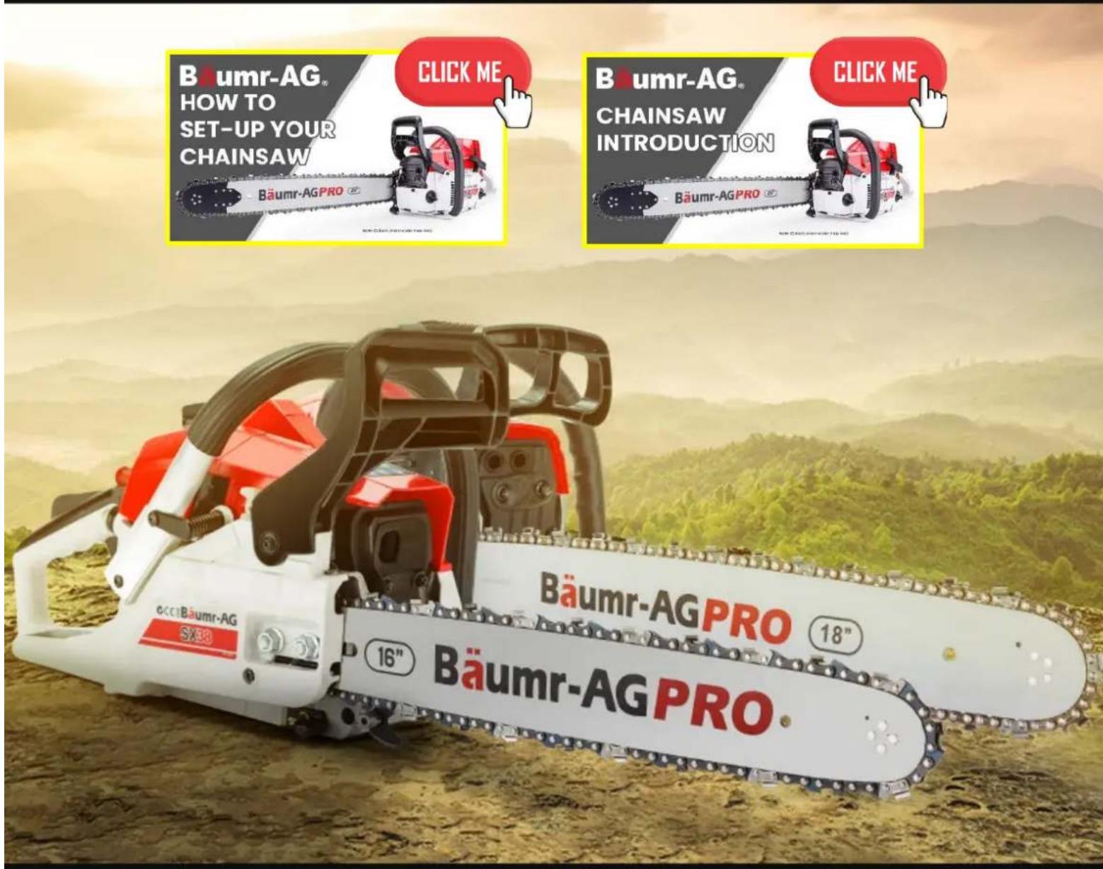 Baumr-AG SX62 - Petrol Powered Chainsaws - 1