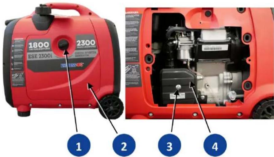 Endress ESE 2300 i - Maintenance of the air filter - 1