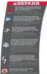 Endress ESE 2300 i - Labels on the generator - 8