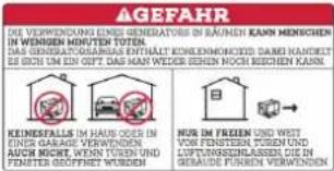 Endress ESE 2300 i - Labels on the generator - 9