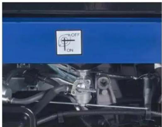 Endress ESE 606 HS-GT - Turn on engine fuel supply - 1