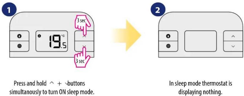 Salus RT310SR - Sleep mode - 1