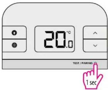 Salus RT310SR - Test the pairing process - 1