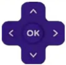 Element EQ650AB65R - Roku TV remote - 4