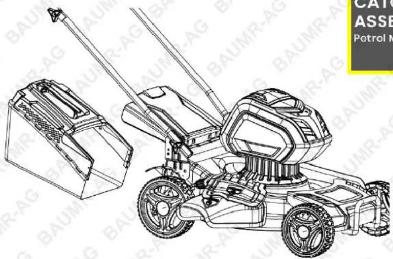 Baumr-AG 650CX - Installing the Grass Catcher Bag - 1