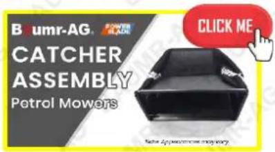 Baumr-AG 650CX - Installing the Grass Catcher Bag - 2