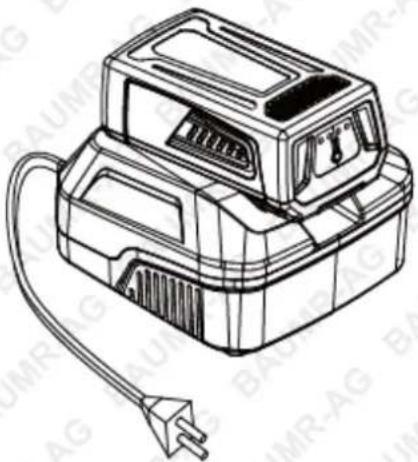 Baumr-AG 650CX - Charging the Battery Pack - 2