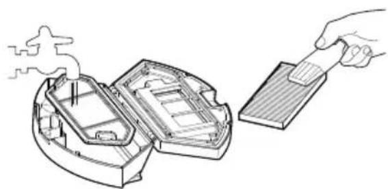 Tesvor S6 TURBO - Clean the box and Filters - 3