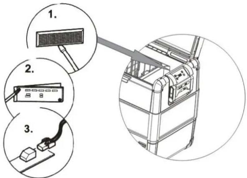 Vitrifrigo VF75P - Sostituzione fusibile e luce PCB - 3