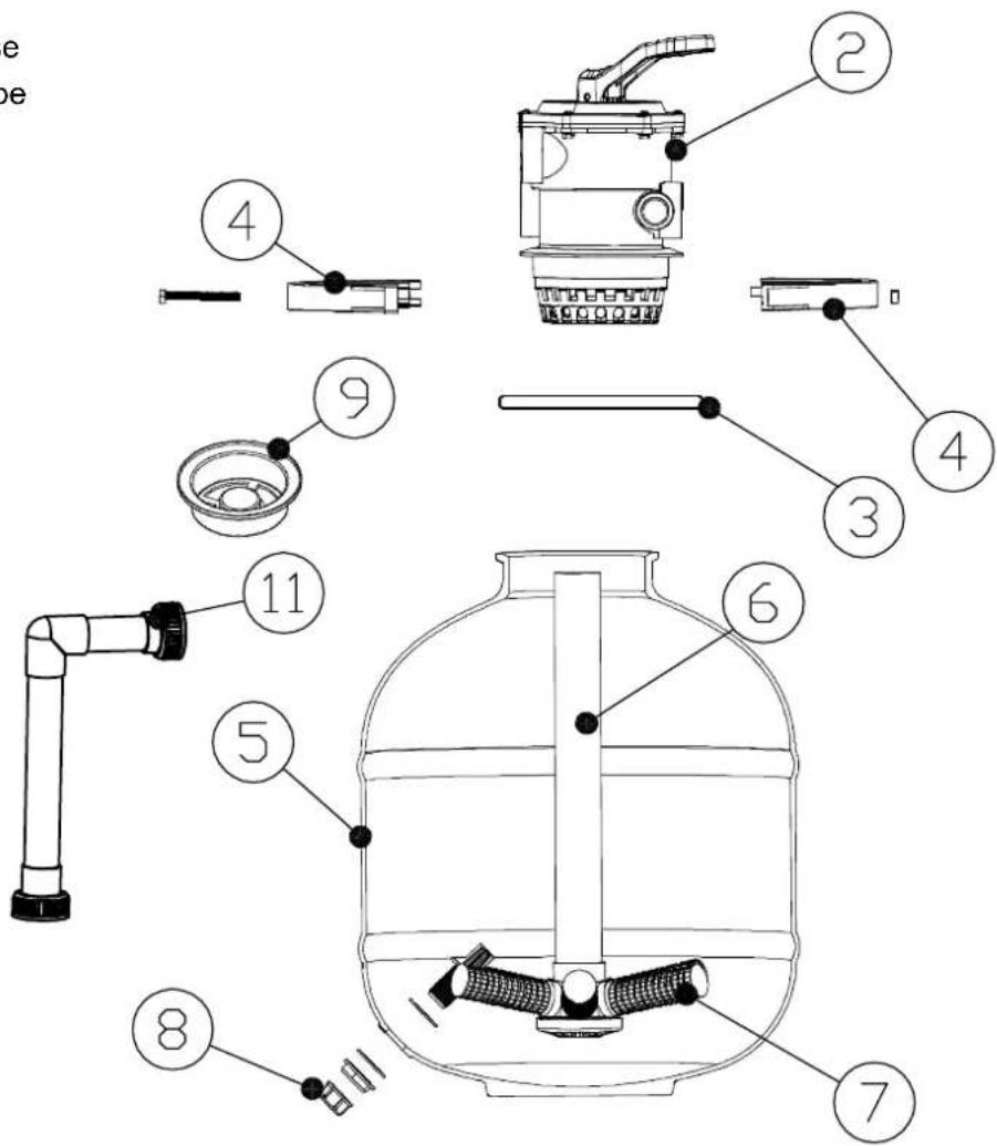 Swim & Fun Filter System Pro Classic 600 - Parts and installation - 2