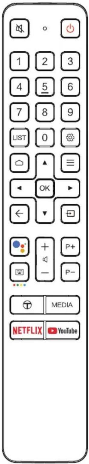 1 2 3 4 5 6 7 8 9 LIST 0 OK P+ P- MEDIA NETFLIX YouTube
