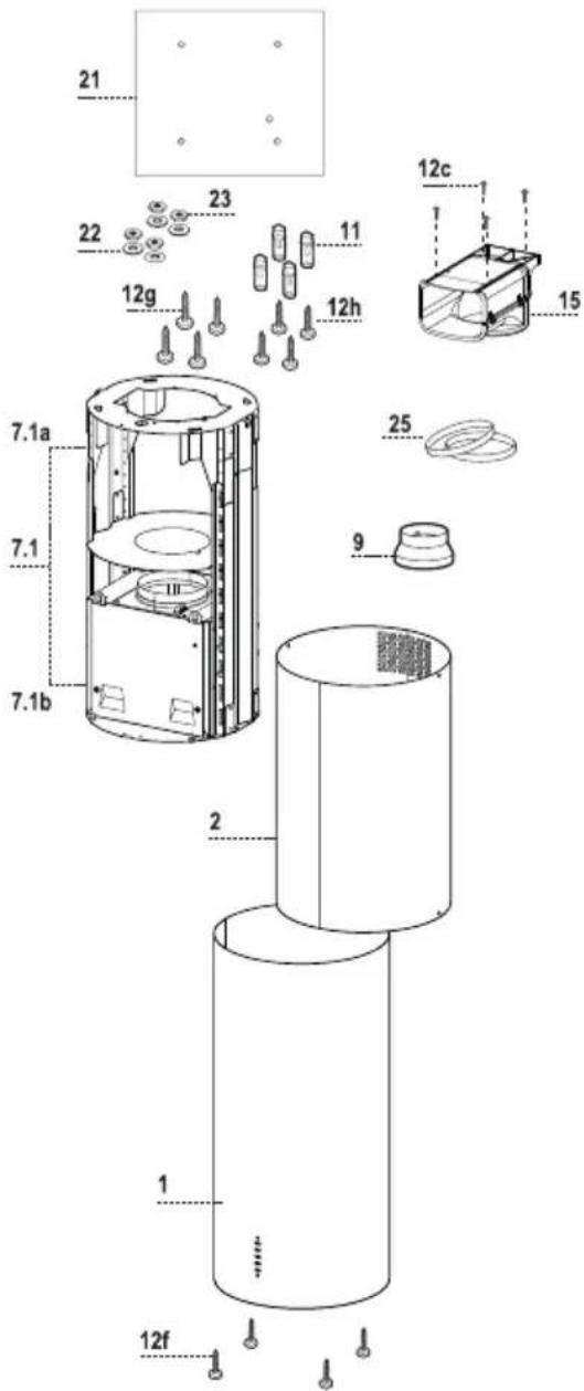FABER Cylindra I W Plus - RöfníStúniíProduútótRíúoměoEőÉtőří - 1
