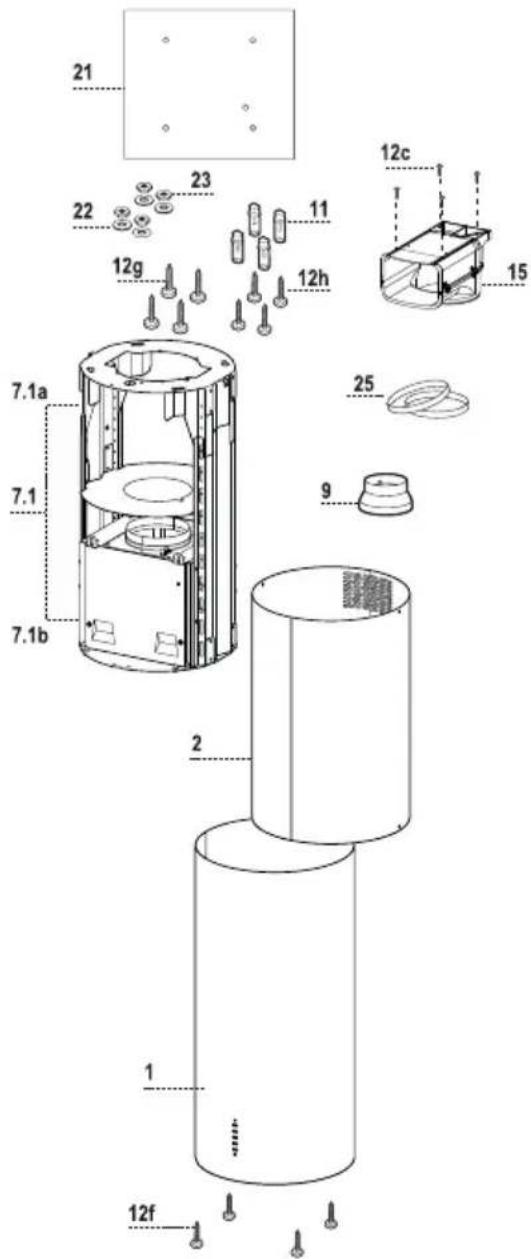 FABER Cylindra I W Plus - ííDbííDoúumőÉtżciói - 1