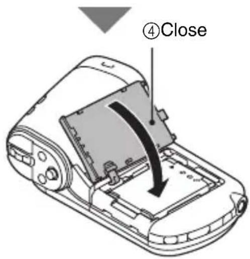 SANYO Xacti VPC-CG21GX - INSTALLING THE BATTERY PACK - 2