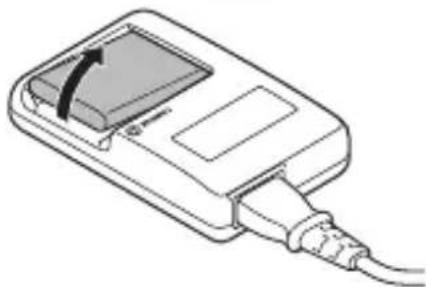 SANYO Xacti VPC-CG21GX - When the CHARGE indicator turns off, unplug the power cord from the power outlet, and remove the battery pack from the charger. - 4
