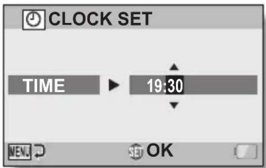 SANYO Xacti VPC-CG21GX - Set the clock. - 1