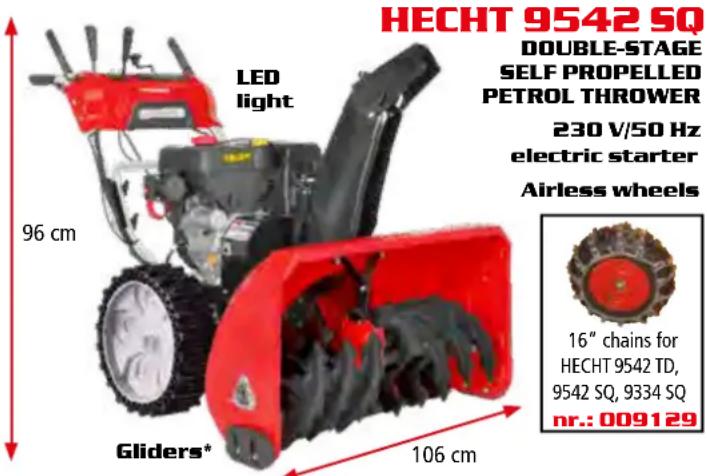 Hecht GG 2500 - PETROL SNOWTHROWERS - 4