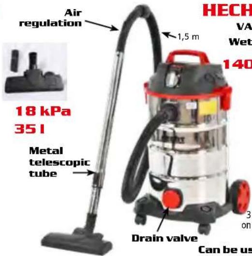 Hecht GG 2500 - ASH SEPARATORS, VACUUM CLEANERS - 20