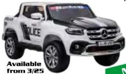 Hecht GG 2500 - MERCEDES BENZ XMX606 RED / WHITE / POLICE / BLACK - 5