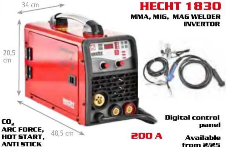 Hecht GG 2500 - WELDERS, POWER TOOLS - 15