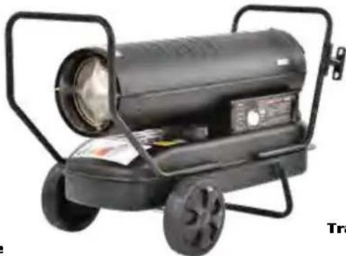 Hecht GG 2500 - DIESEL HOT AIR TURBINE - 1