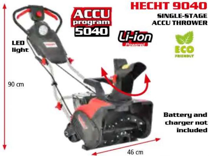 Hecht GG 2500 - ELECTRIC AND ACCU SNOWTHROWERS - 2