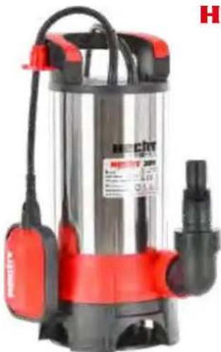 Hecht GG 2500 - SUBMERSIBLE GARDEN PUMPS - 5