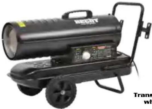 Hecht GG 2500 - DIESEL HOT AIR TURBINE - 2