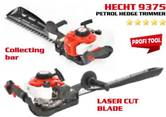 Hecht GG 2500 - ACCU AND PETROL HEDGE TRIMMERS - 5