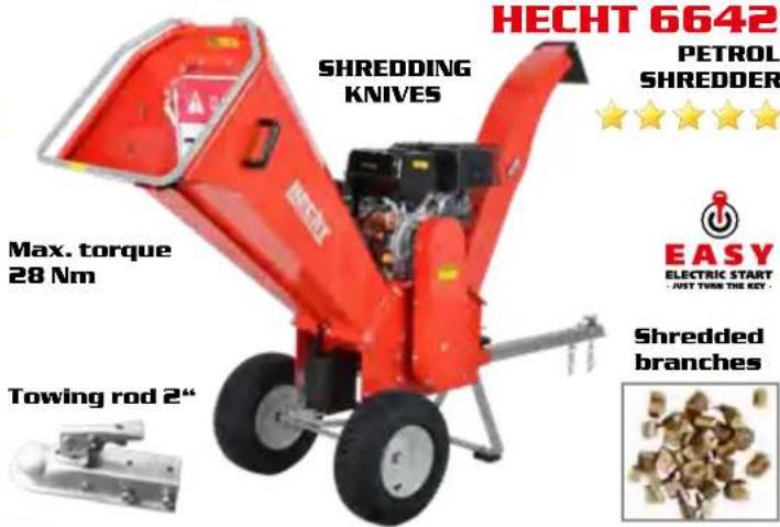 Hecht GG 2500 - PETROL SHREDDERS, WOOD LOGGER - 39