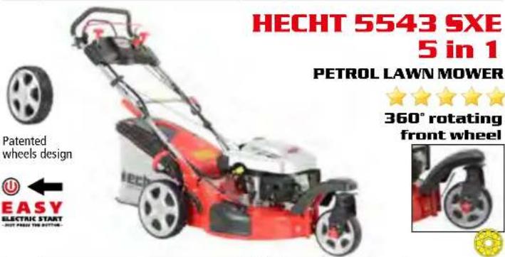 Hecht GG 2500 - PETROL LAWN MOWER - 19