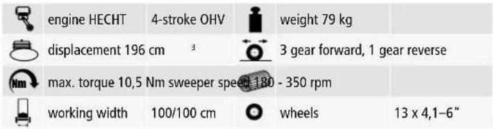 Hecht GG 2500 - SWEEPERS, SPREADERS - 4