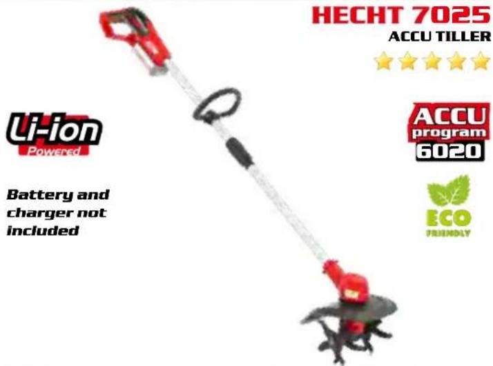 Hecht GG 2500 - ACCU, ELECTRIC AND PETROL TILLERS - 1