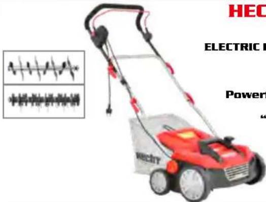 Hecht GG 2500 - ELECRTIC AND ACCU LAWN AERATORS - 3