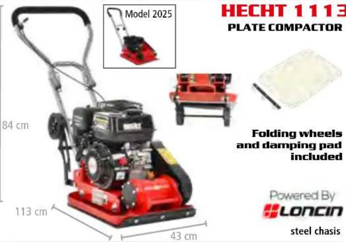 Hecht GG 2500 - COMPACTORS, CONCRETE CUTTERS - 6