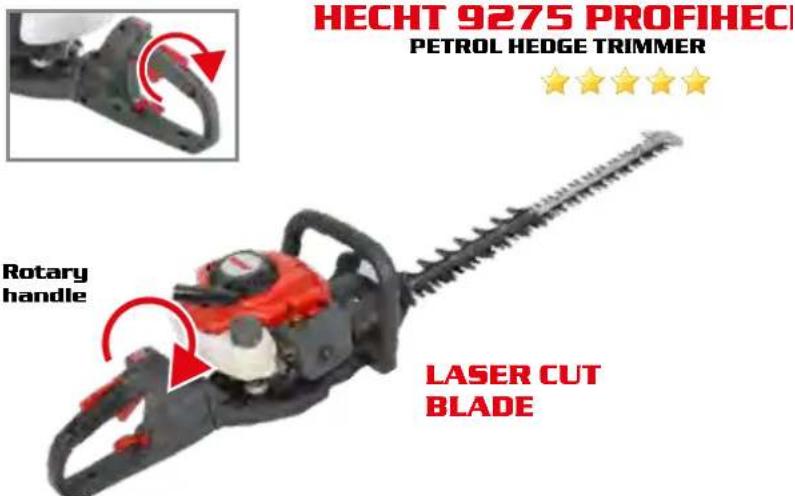 Hecht GG 2500 - ACCU AND PETROL HEDGE TRIMMERS - 6