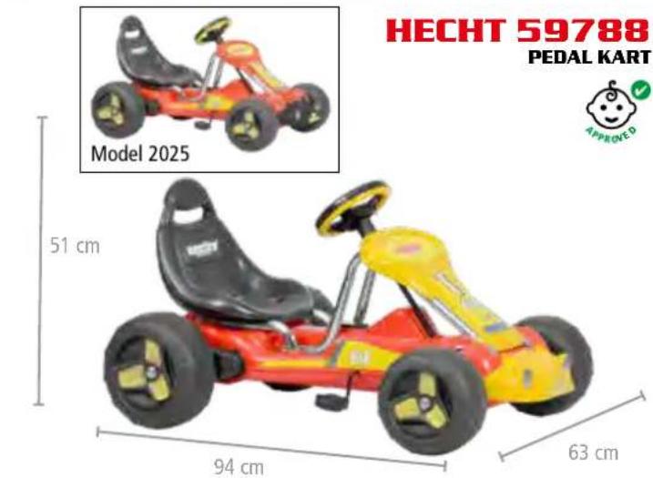 Hecht GG 2500 - PEDAL CARS - 1